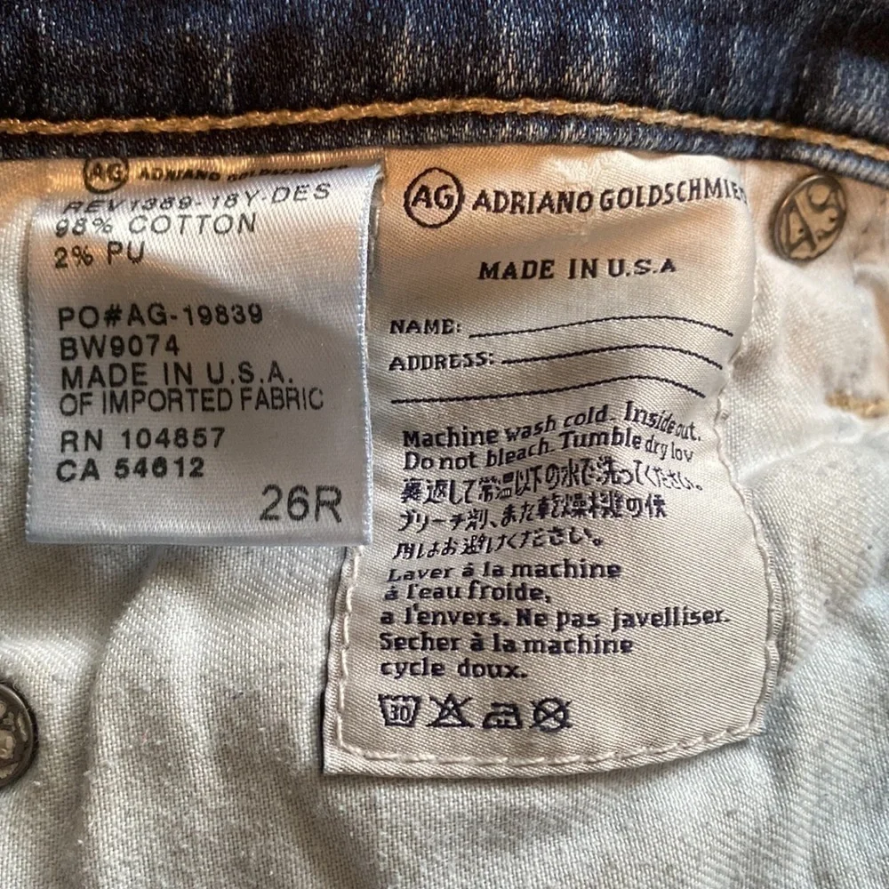 AG Supper Skinny Ankle Jeans